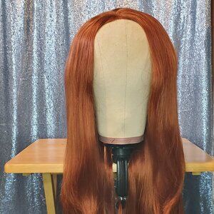 Copper Red w/ Warm Blonde Highlights Wig Base